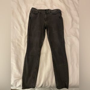 Paige Jeans, Verdago Ankle, Faded Black, Size 30